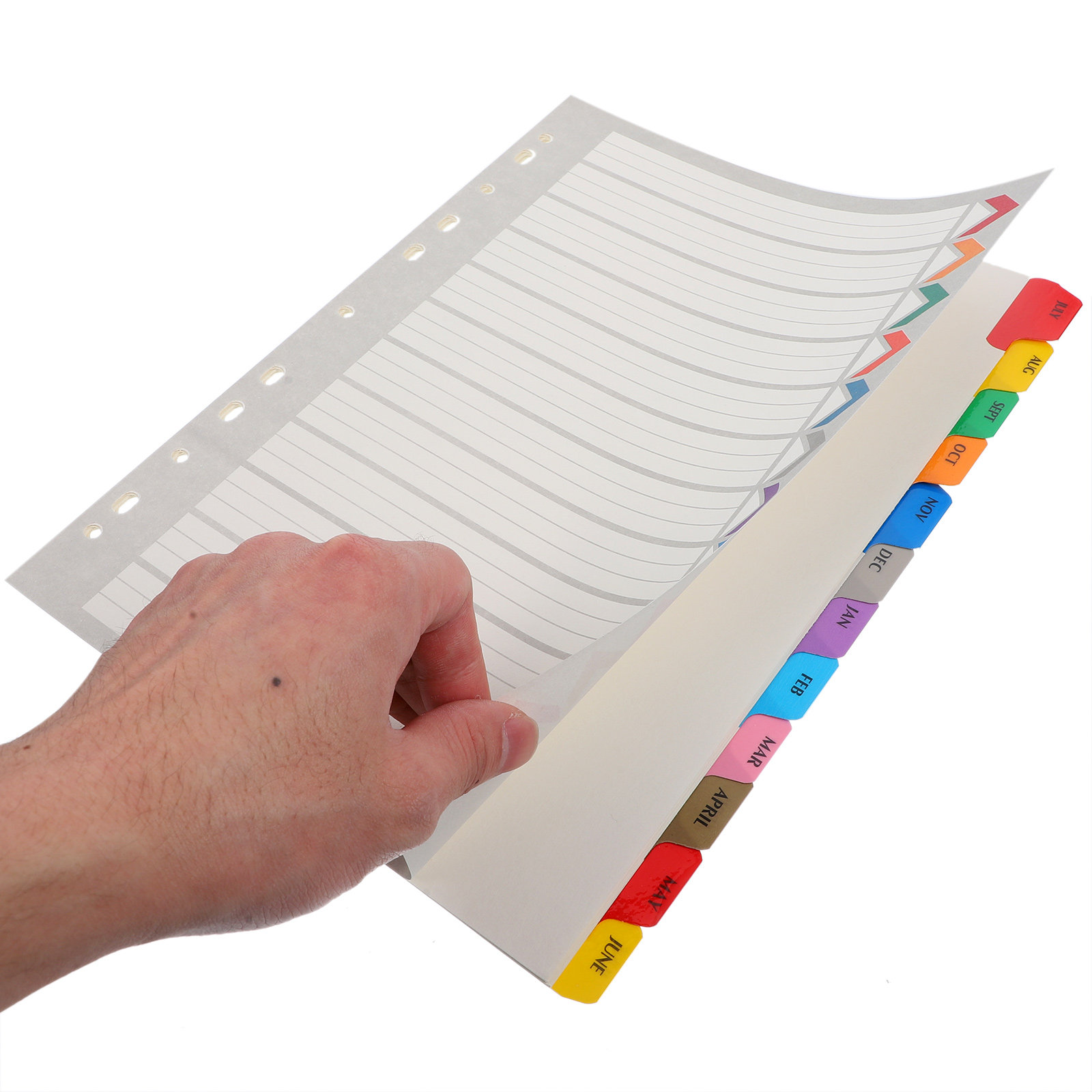 12Sheets Binder Dividers Tabs  - Tab Divider A4 评论和价格