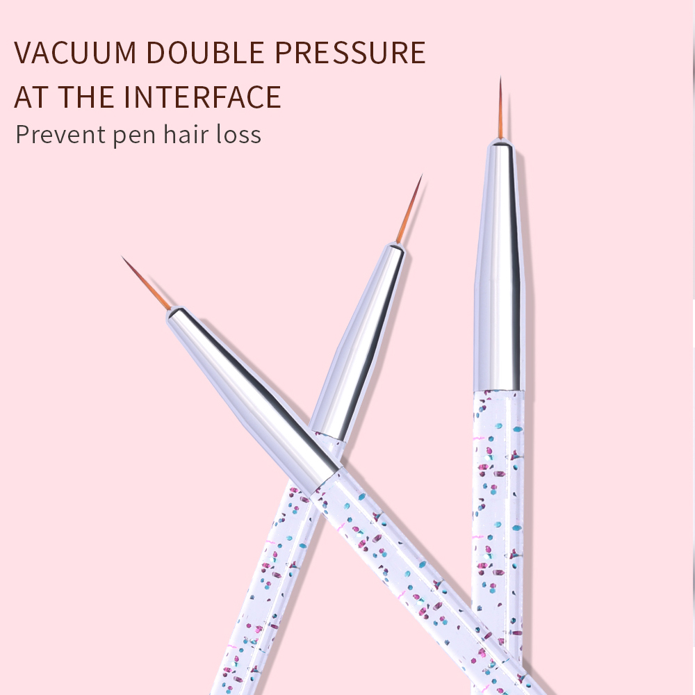 LINMANDA 3Pcs Nail Art Pen Set - Correction Pen Fine 评论和价格