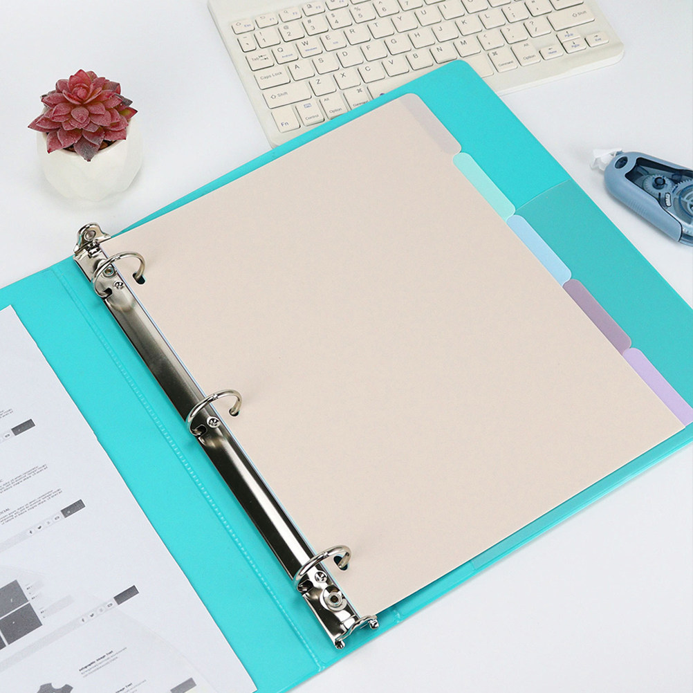 1Set Frosted PP A4 Binder Divi - Tab Divider A4 评论和价格