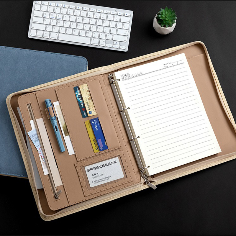 Multifunctional A4 PU Leather  - Binder A4 Lever 评论和价格