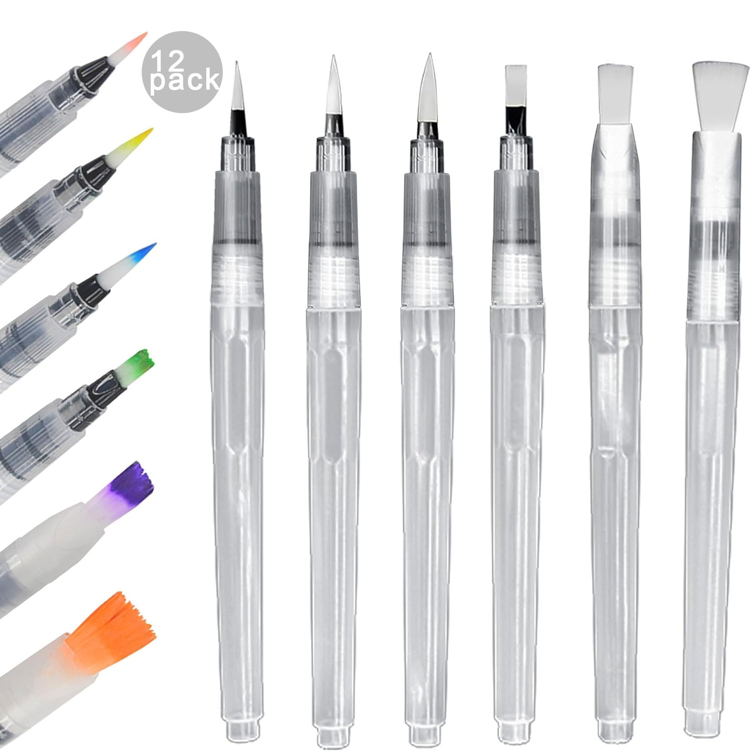 6/12/18pcs Water Color Brush P - Correction Pen Fine 评论和价格